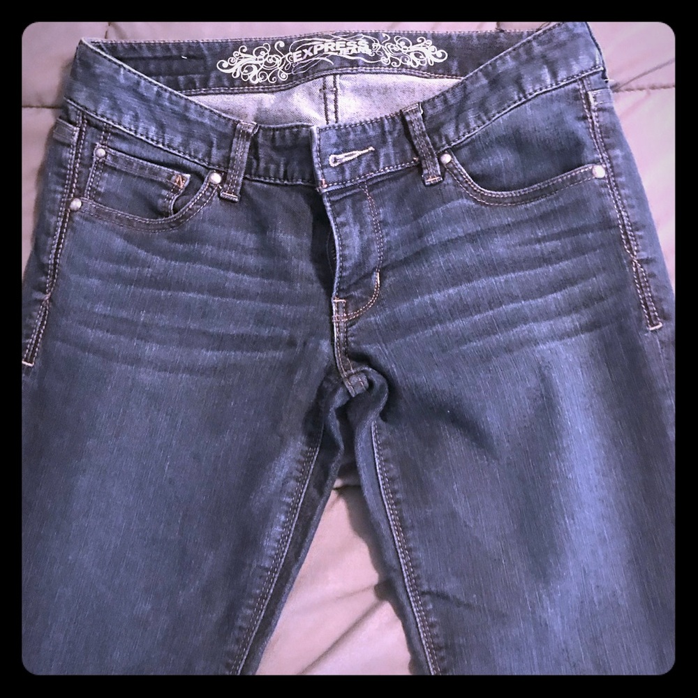 Express barely boot jeans